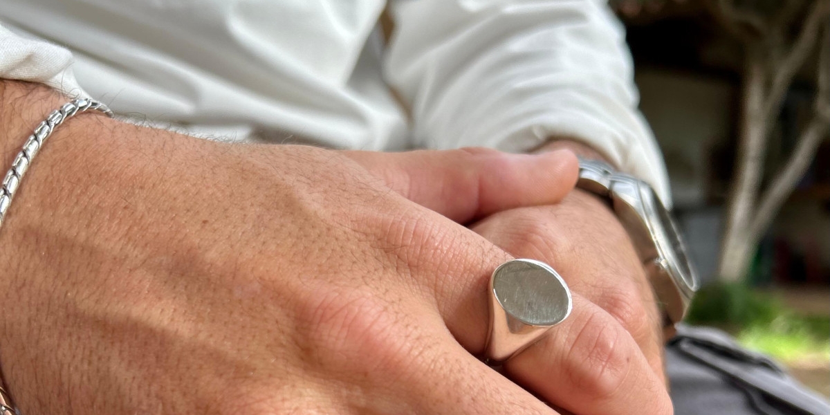 Anillo de sello de plata 925 para hombre — ESDEPLATA